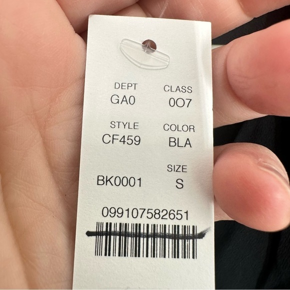 J. Crew All Over Ruffle Chiffon Blouse Sheer Layered Romantic Delicate Black S - Picture 4 of 7